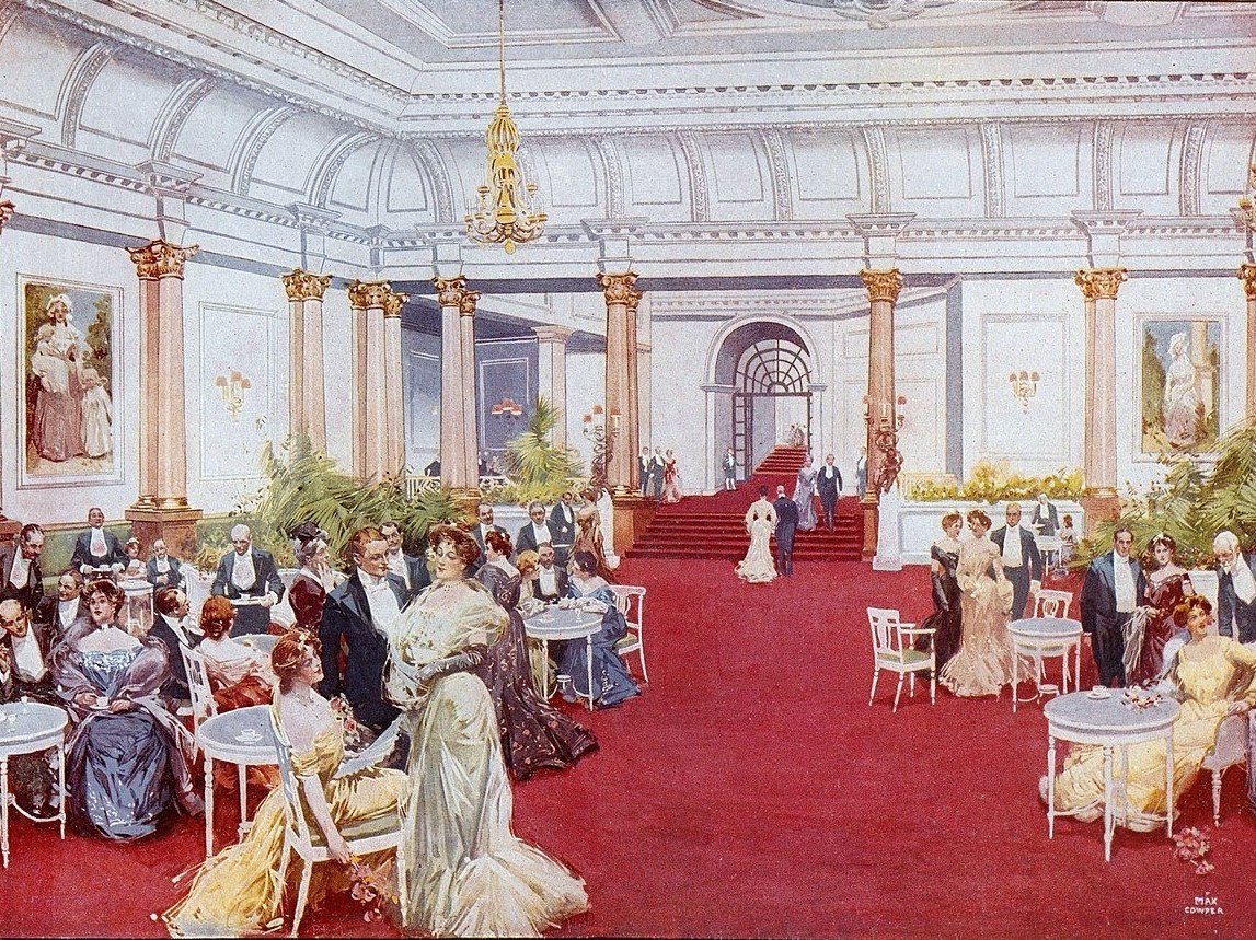 Отель Савой, Лондон. 1900 год.