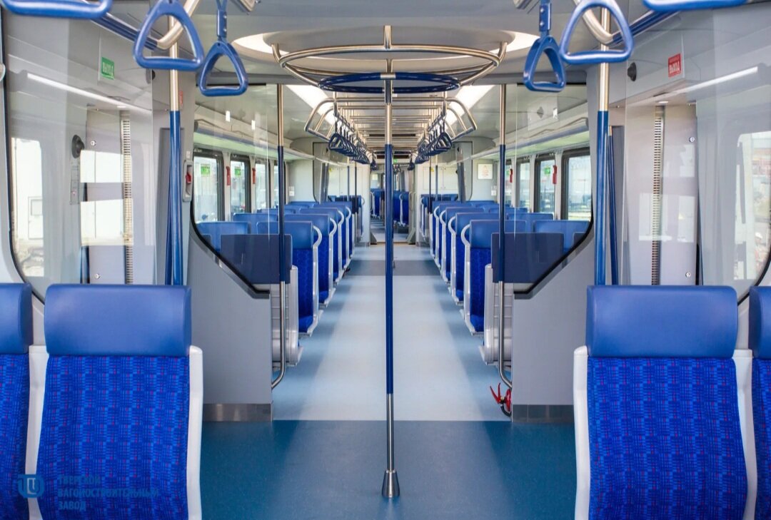 Салон поезда "Иволга-1.0".