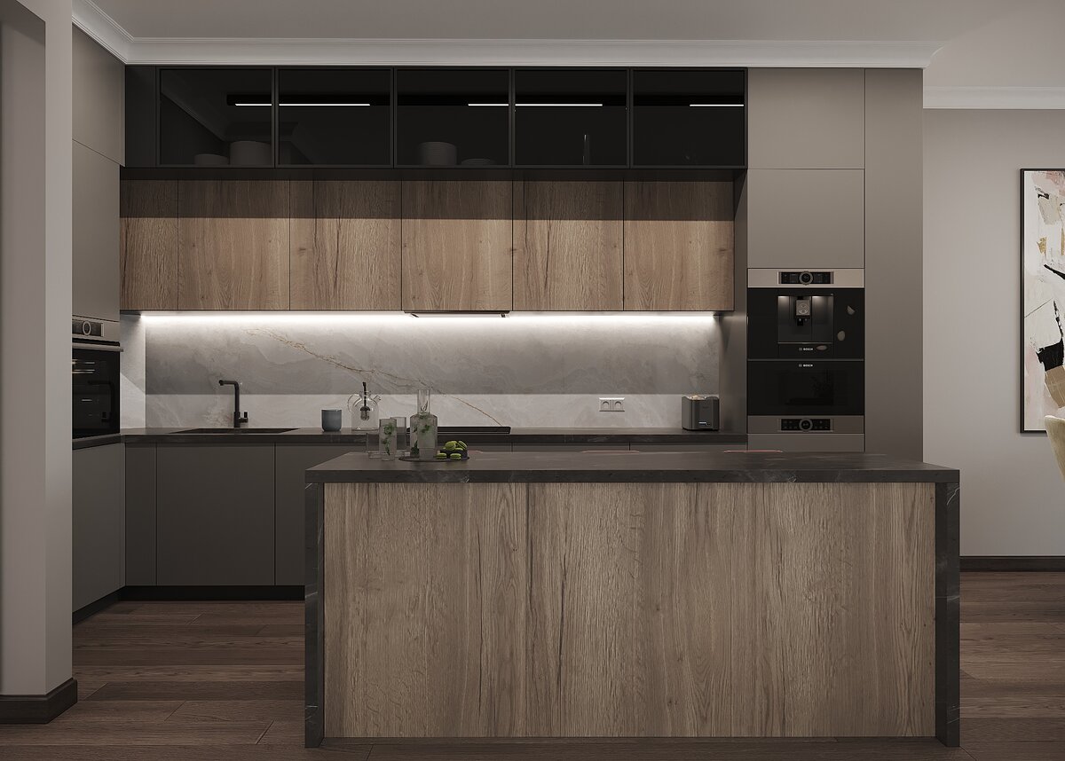 современные кухонные гарнитуры 2021. кухни модные тенденции. красивые современные кухни. новый дизайн кухни 2024. модные тенденции в интерьере кухни.