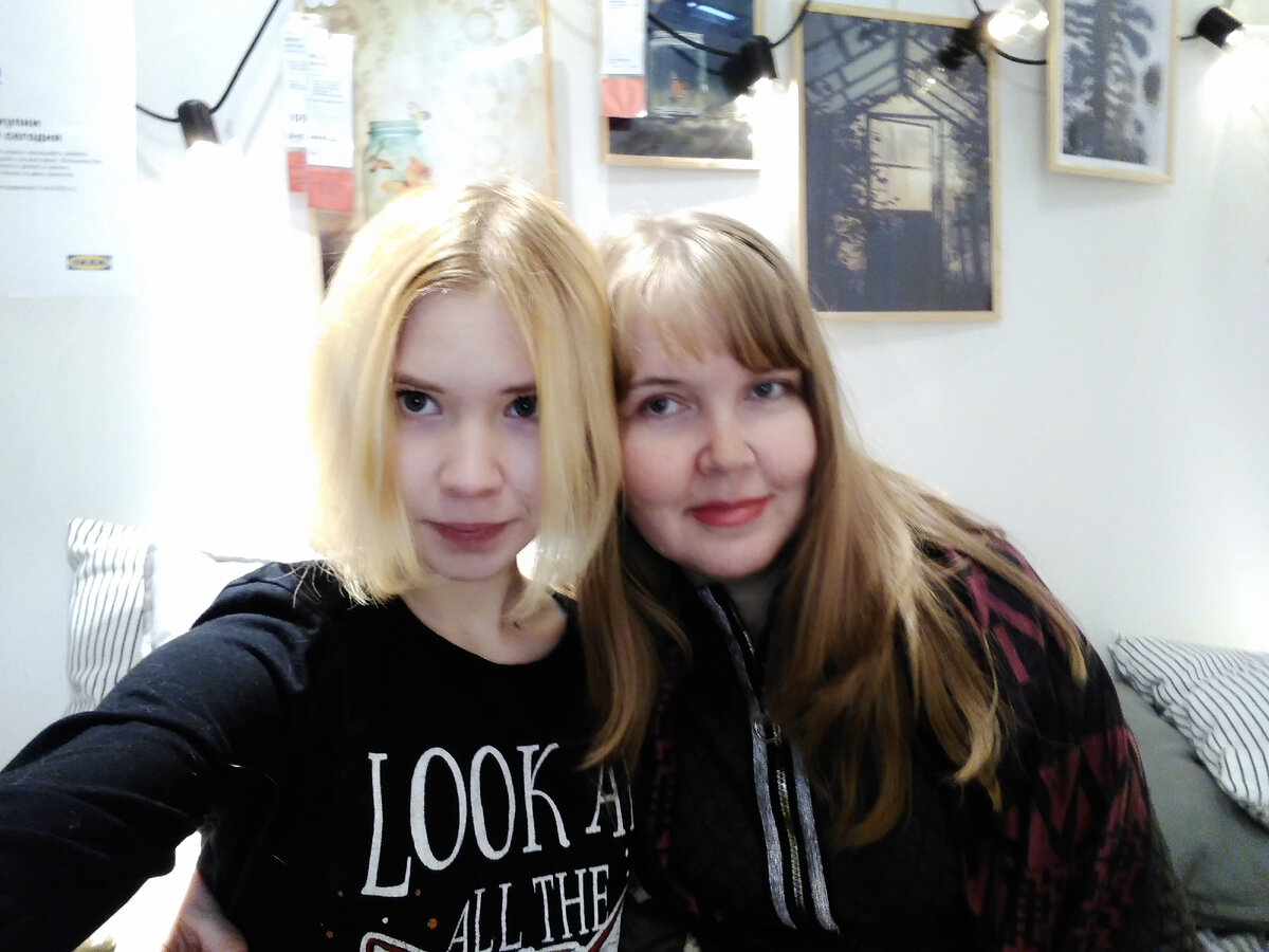 С дочкой Софией 