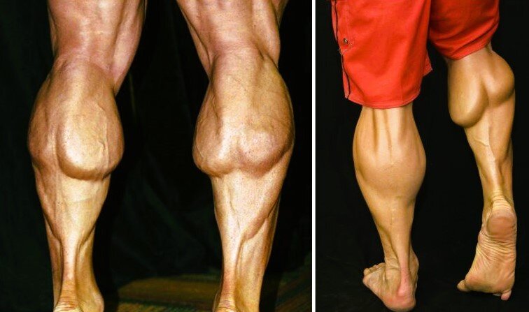 Икры - довольно сложная для проработки зона.