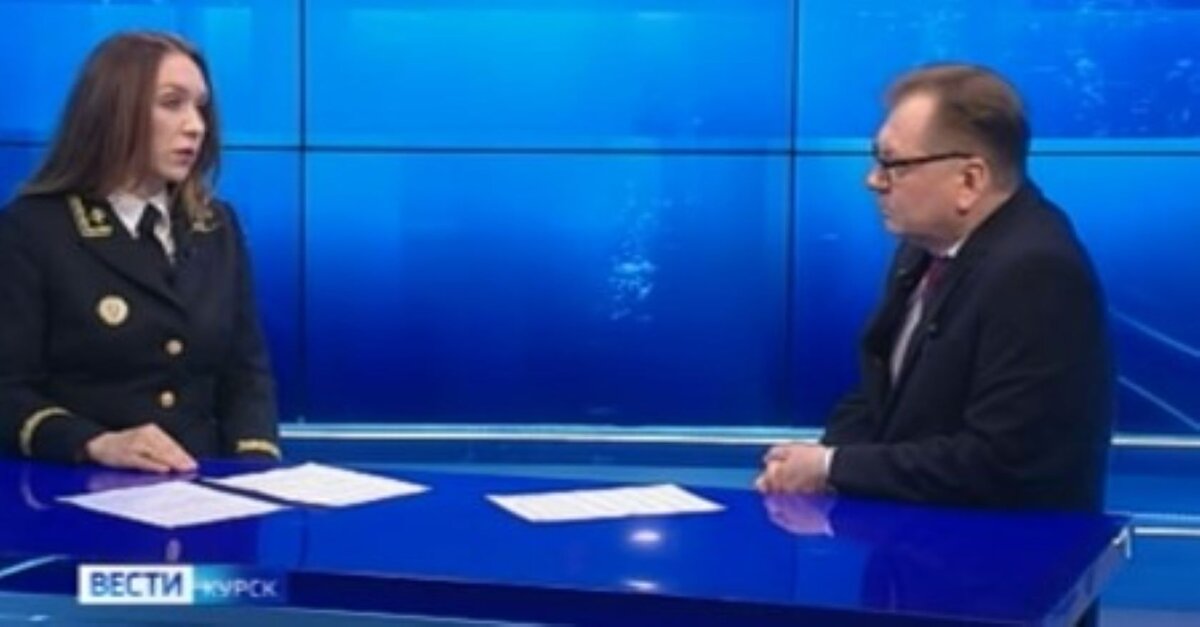    В студии ГТРК "Курск" судья Курского областного суда Ирина Павлова