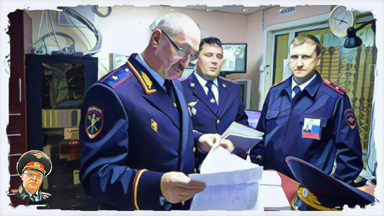 Проверка с УВД в Дежурной части