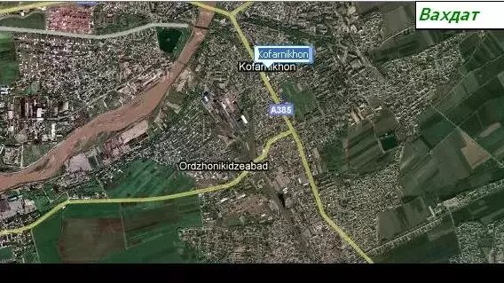 Город Вахдат в Таджикистане