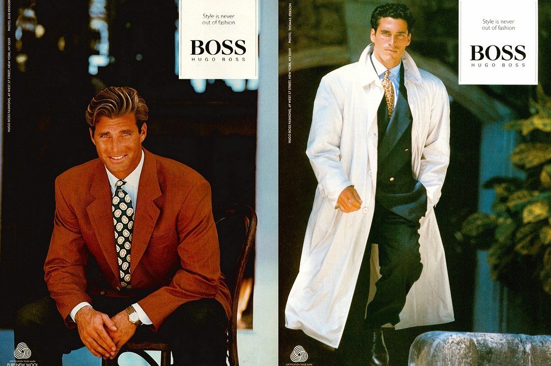  Hugo Boss реклама 80-е