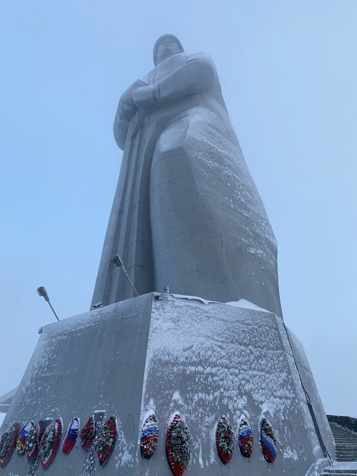 Мурманск. Мемориал «Защитникам Советского Заполярья в годы Великой Отечественной войны» («Алёша»). Фото: Софья Делидова / ВКонтакте