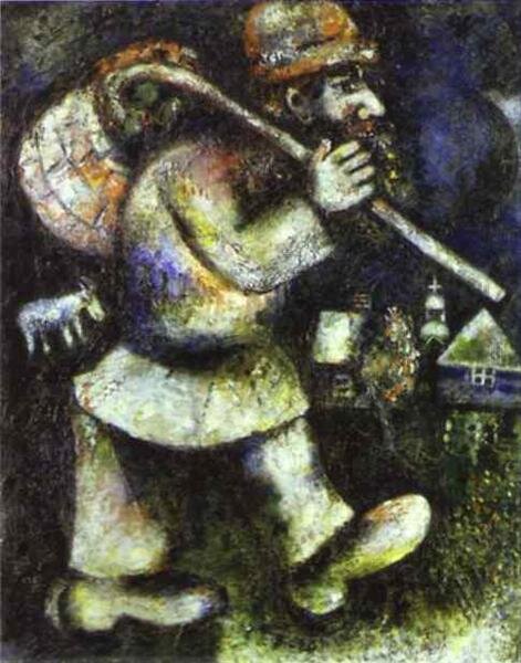Марк Шагал - Вечный Жид (1925 г.)