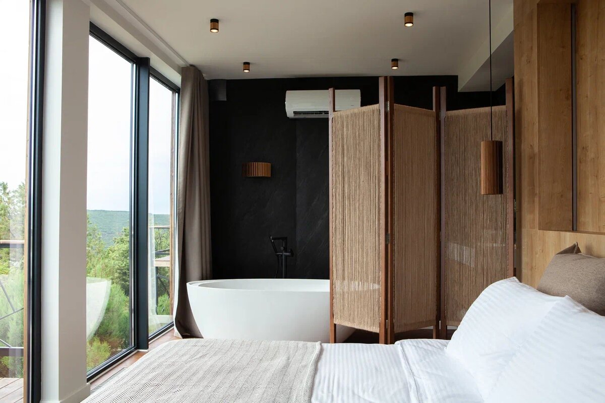 Каменный шпон Flat stone. Цвет: K.black