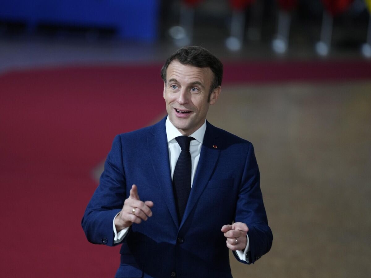    Президент Франции Эммануэль Макрон© AP Photo / Virginia Mayo