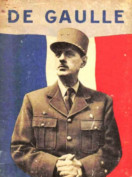 Рис. 1. Пропагандистский плакат с портретом генерала Ш. де Голля. 1940-е годы   