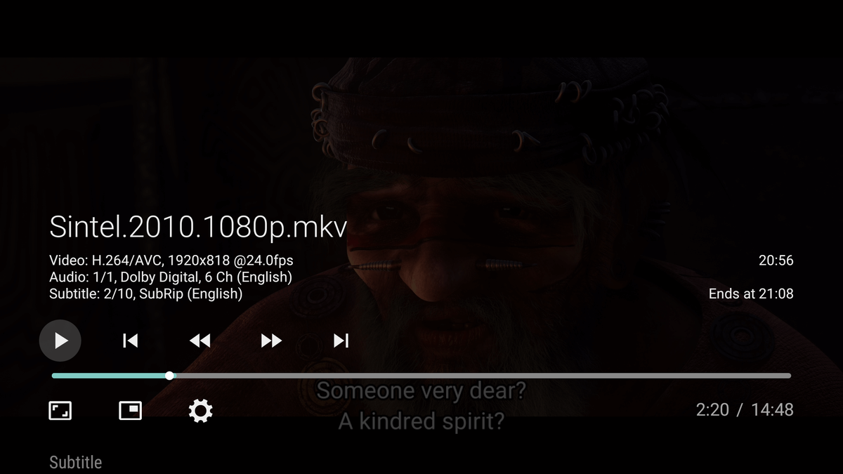    Vimu — хороший плеер, который работает на любых Андроид-устройствах