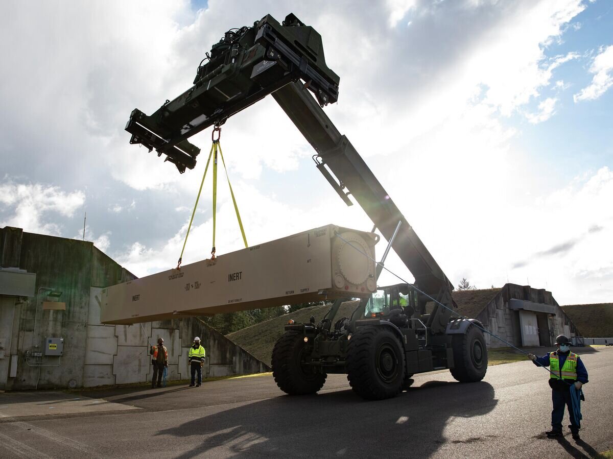    Первый прототип гиперзвукового оружия дальнего действия (LRHW)© Фото : Elliot Valdez