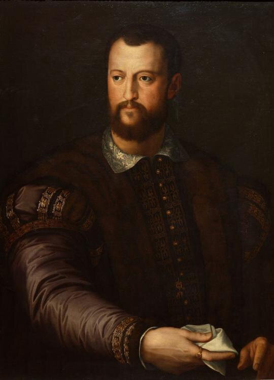 Портрет Козимо Медичи, великого герцога тосканского, Аньоло Бронзино.