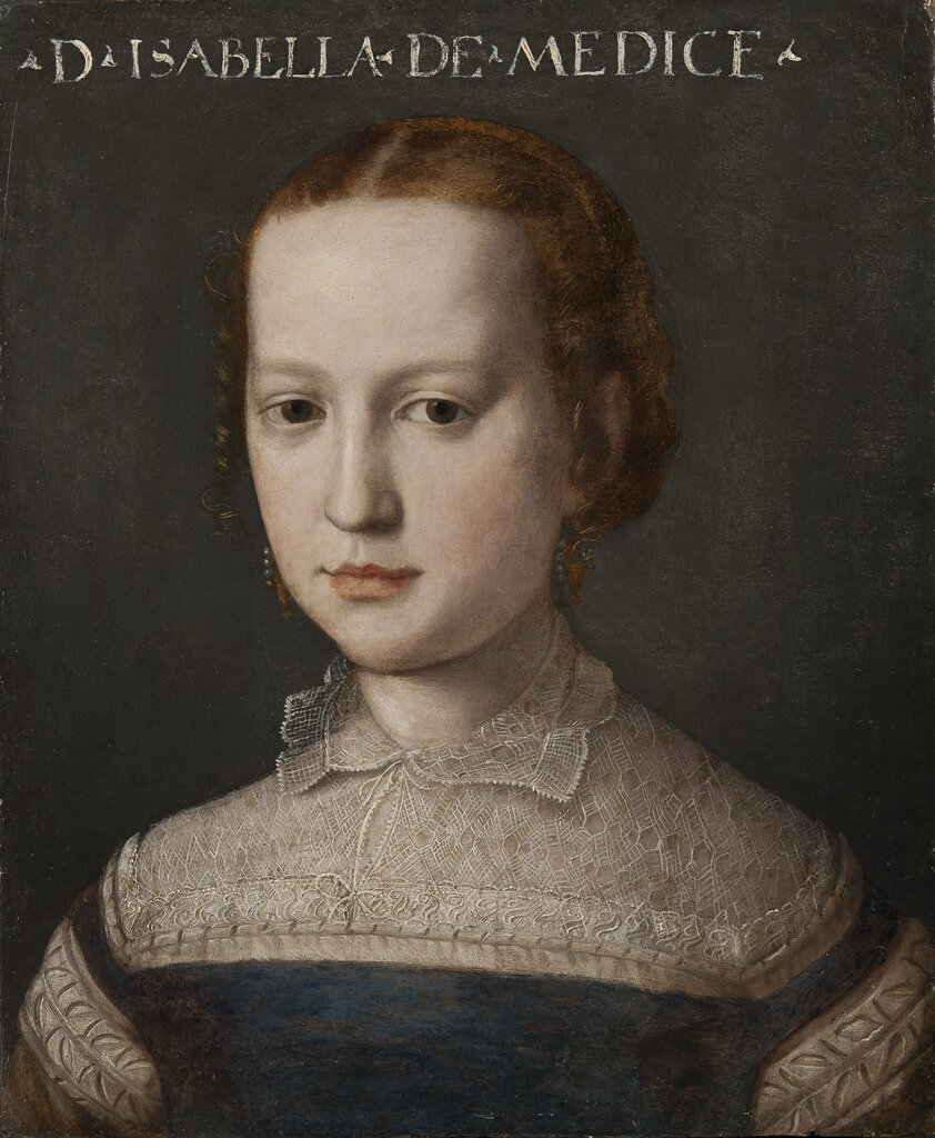 Портрет Изабеллы Медичи, Аньоло Бронзино.