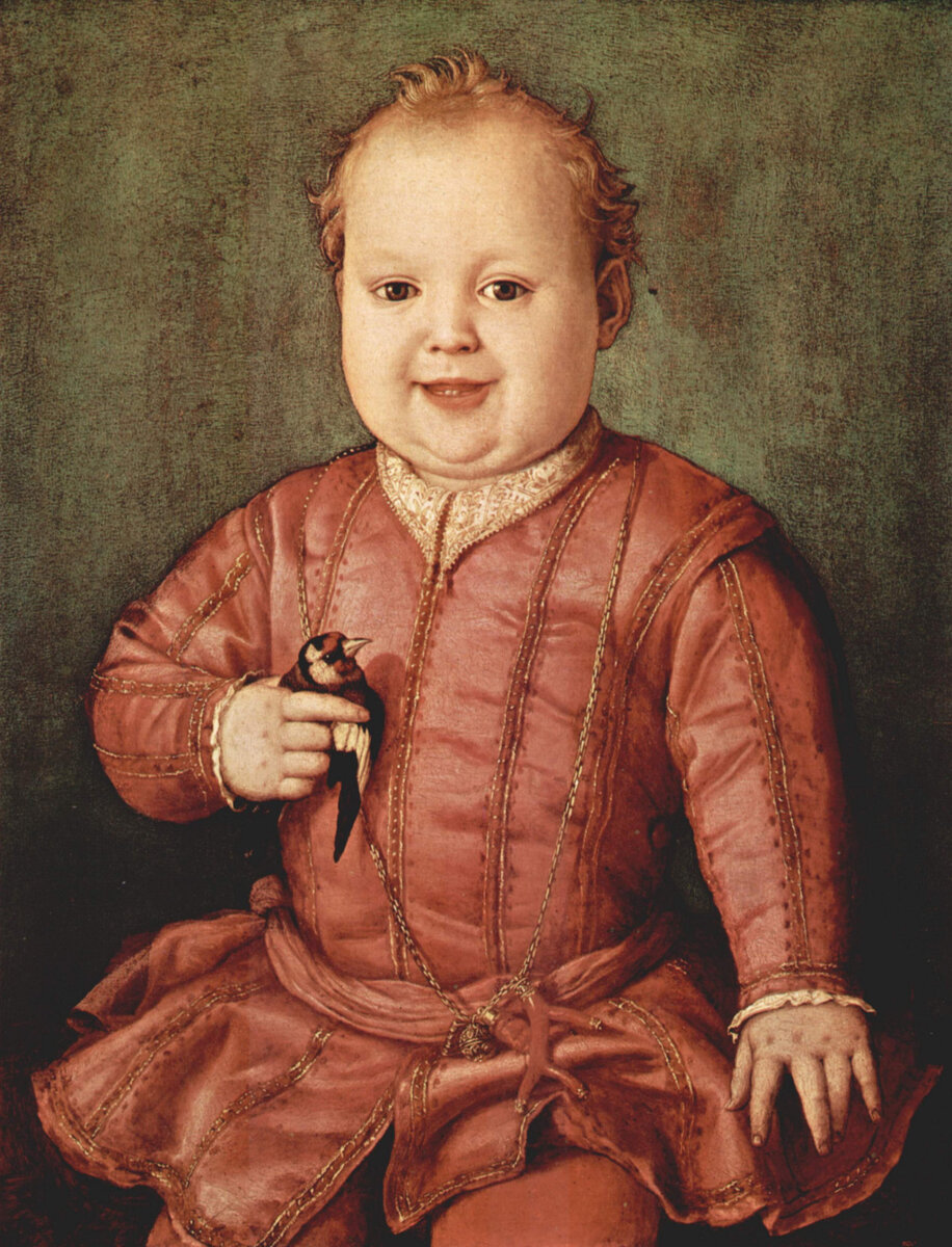 Портрет Джованни Медичи в дестве, Аньоло Бронзино.