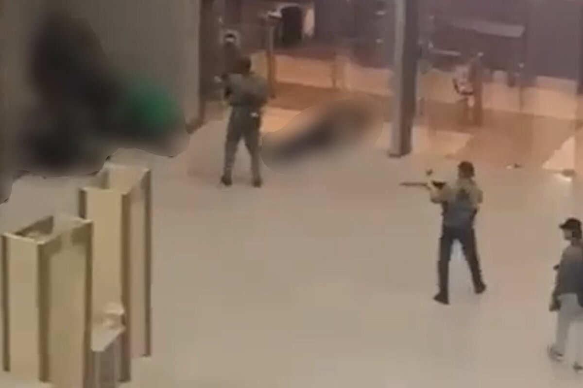 Видео с крокус сити во время теракта