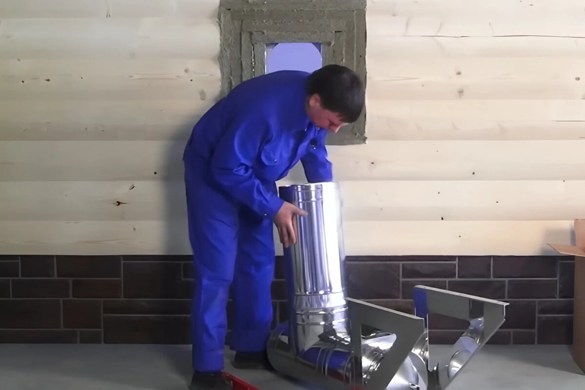 Пример гильзованных дымоходов