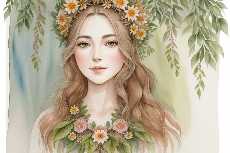 Фэнтези. Лесная королева Таурэтари («Королева леса»).