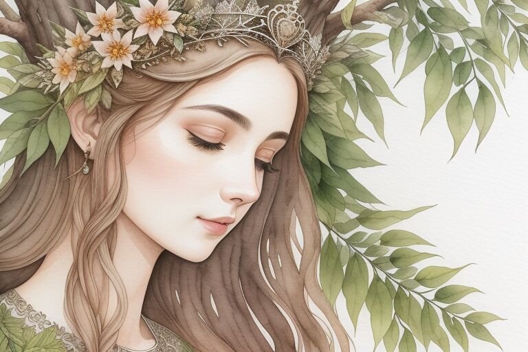 Фэнтези. Лесная королева Таурэтари («Королева леса»).