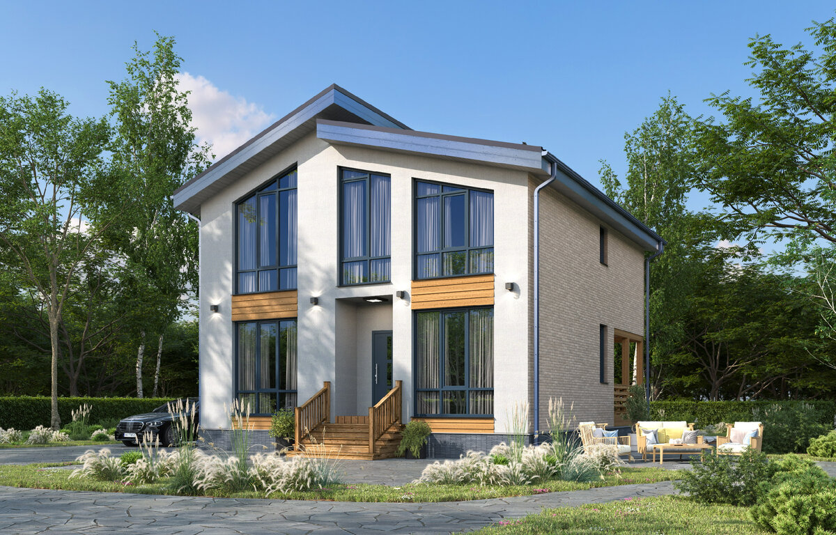 Проект дома серии Комфорт 150  от строительной компании DMITRYDOM