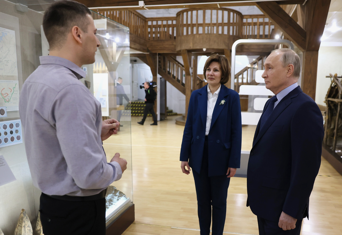 Владимир Путин в Торжке