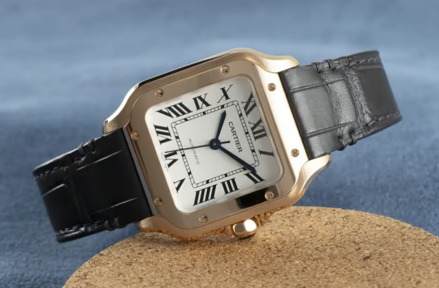 Первые в мире мужские наручные часы Cartier Santos