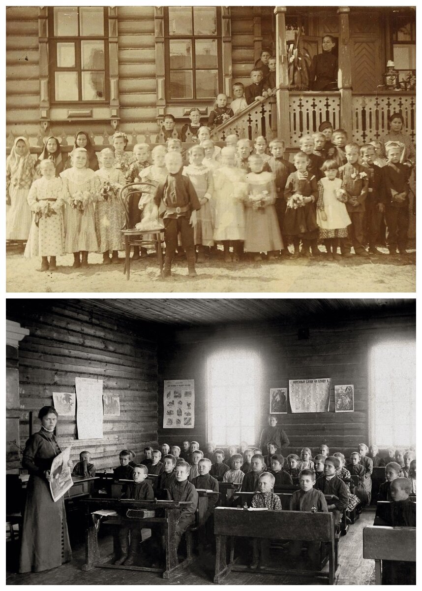 Земские школы для крестьян.