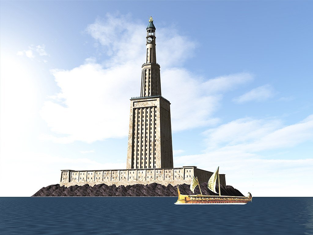 3D-модель Александрийского маяка, 2013 