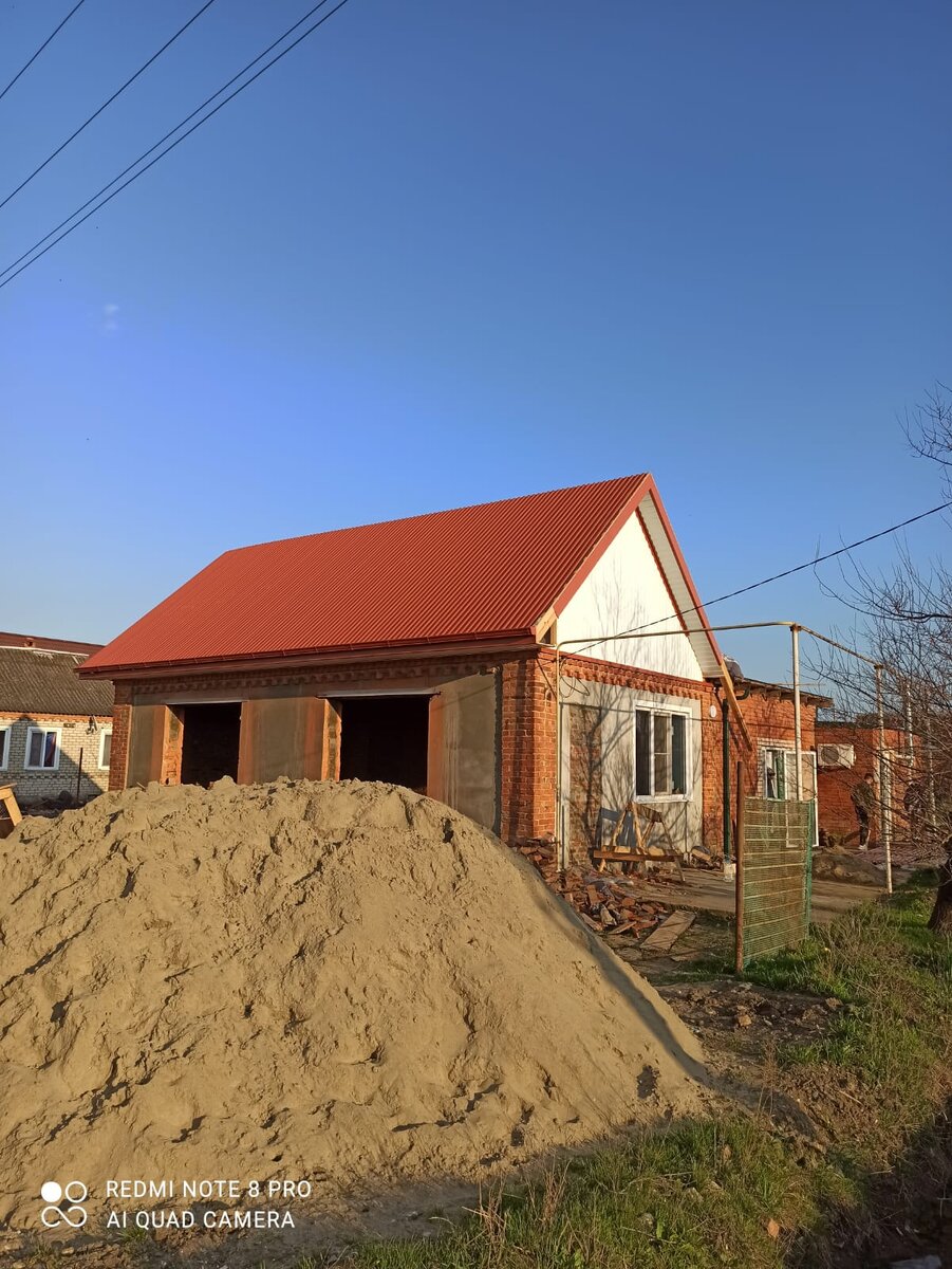 Гостевой дом с новой крышей