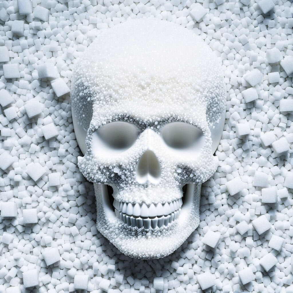 Вот это зубы! А сам сахар...