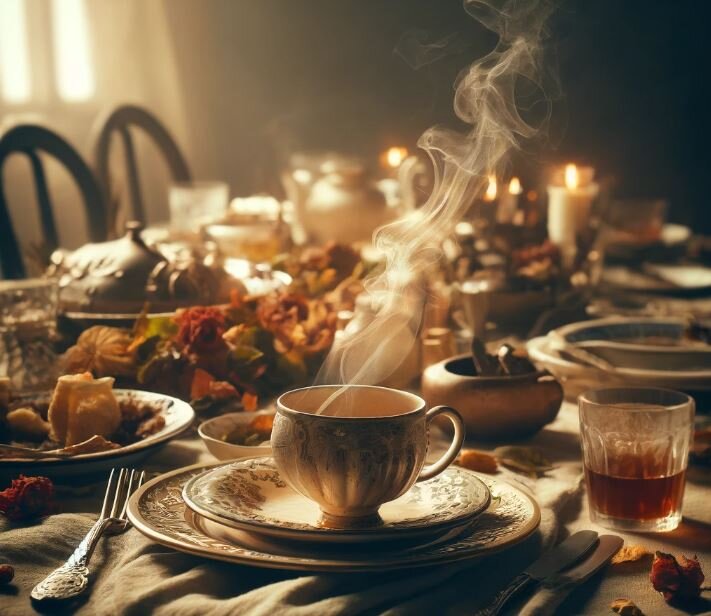 Чай после еды