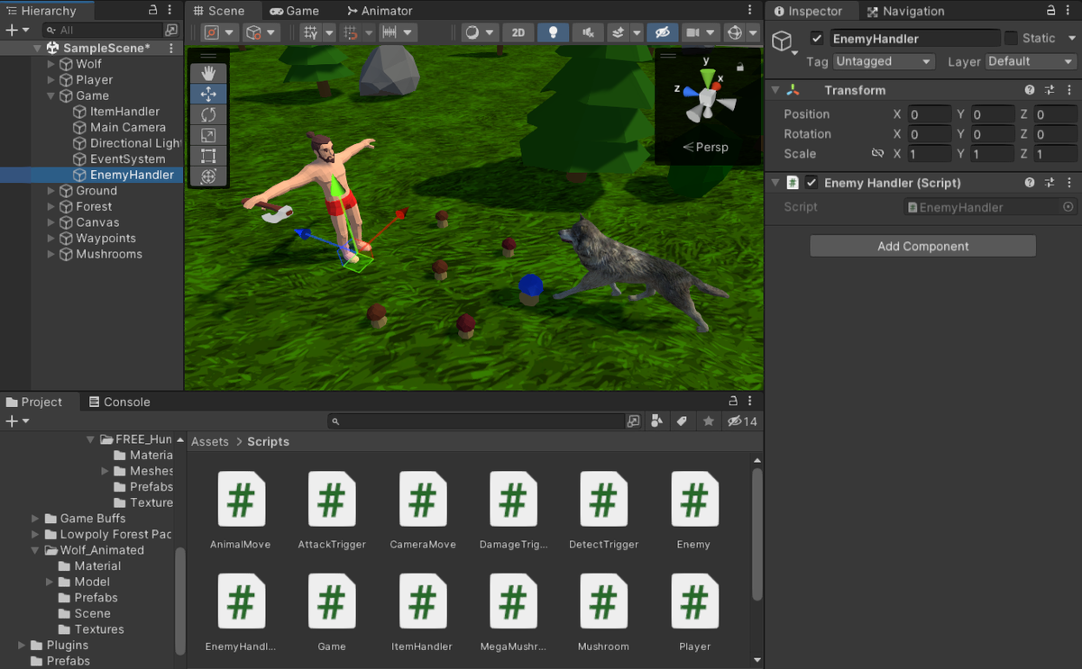 А тем временем в папке скриптов скопилась уже огромная куча и надо бы навести порядок!
