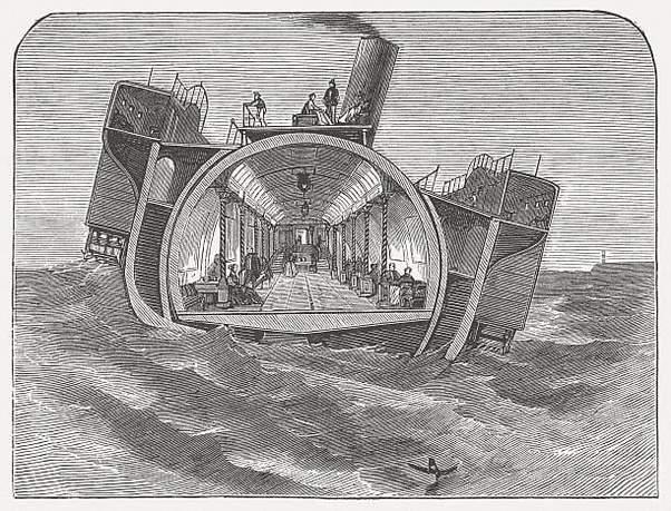 Качающаяся каюта. Как в XIX веке боролись с морской болезнью