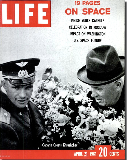 Обложка журнала «Life» от 21 апреля 1961 года [13]