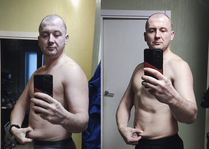 Всего-то около 8 кг, а смотрится гораздо лучше, чем было в начале.