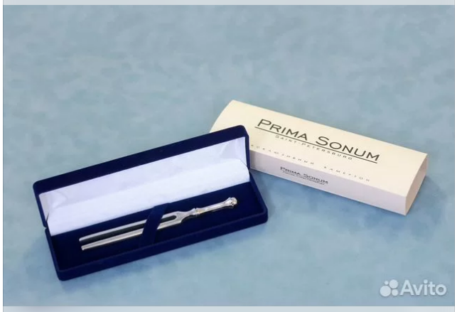 В описании лота на Авито мастер пишет, что может настроить камертон не только на обычную ноту "Ля" первой октавы, а на любую частоту