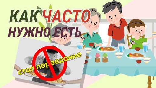 СКОЛЬКО РАЗ В ДЕНЬ НУЖНО ЕСТЬ? / 1 - 2 - 3 / КАК НЕ ПЕРЕЕДАТЬ?