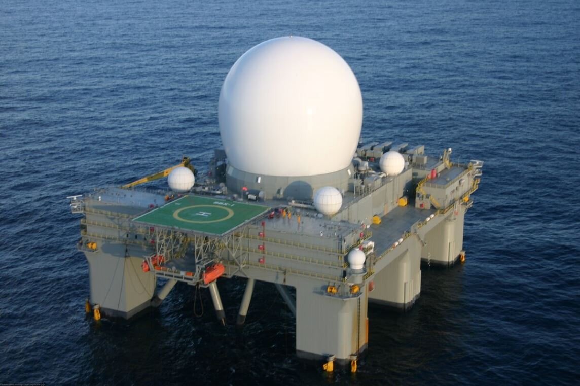 Удар по ядерной рлс. РЛС морского базирования SBX-1. Sea-based x-Band Radar (SBX). SBX-1.