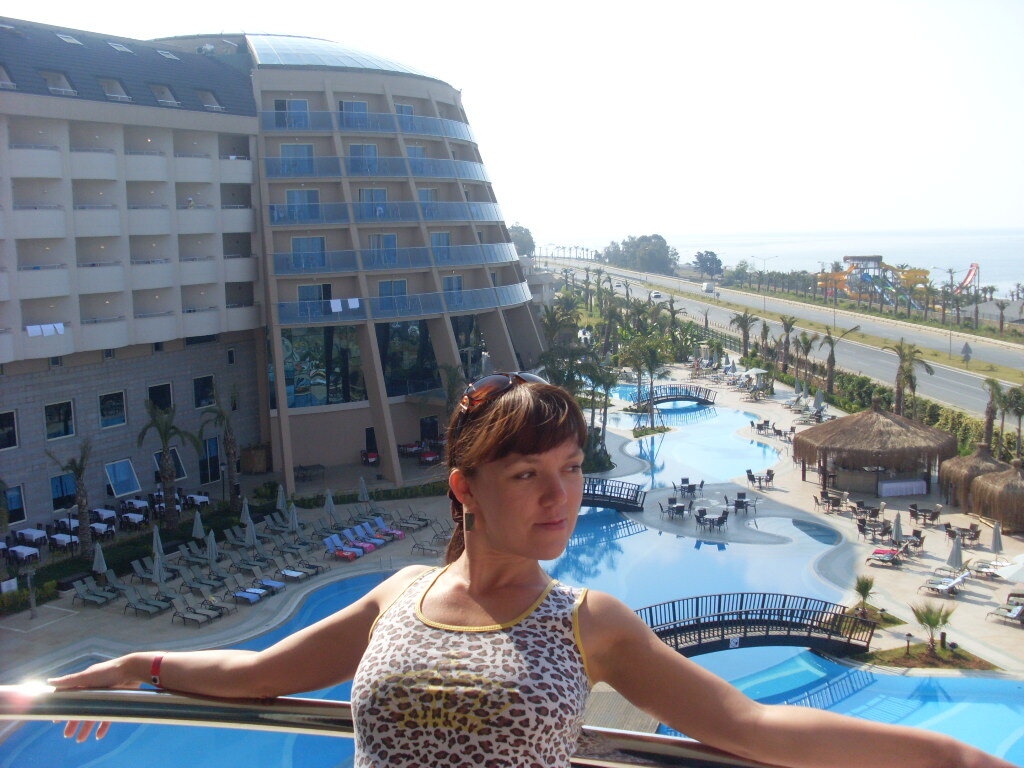 Вид с балкона из номера друзей. Отель Long Beach Resort & Spa Deluxe 5*