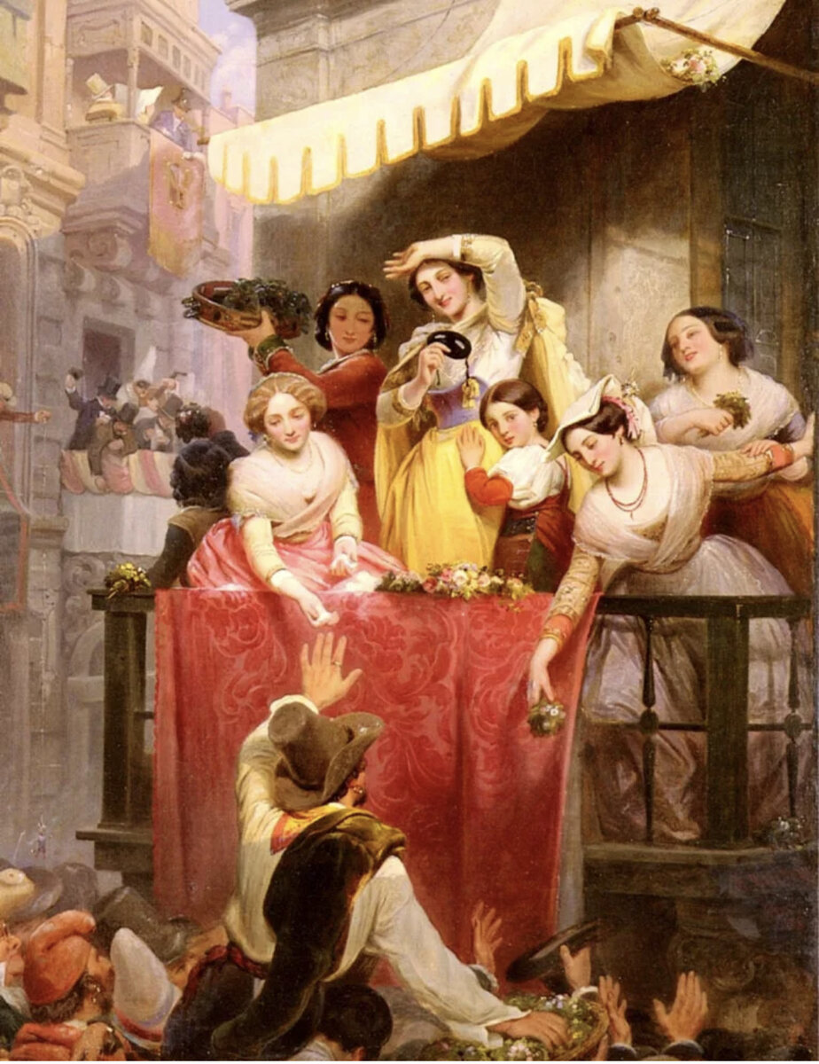 Вильгельм Видер «Карнавал в Риме»