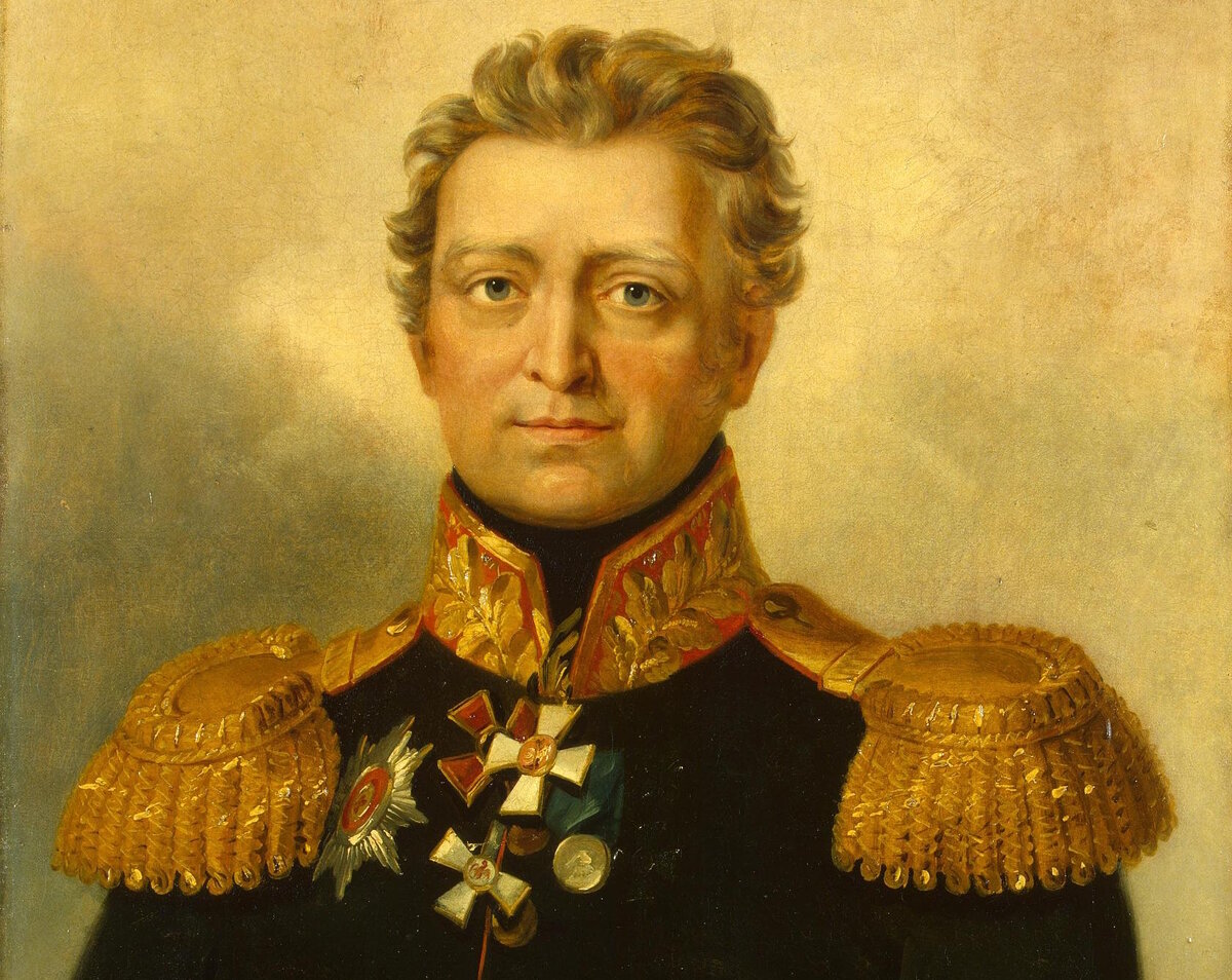Мастерская Джорджа Доу «Портрет Василия Ивановича Гарпе» (фрагмент) / Военная галерея Зимнего Дворца, Государственный Эрмитаж, Санкт-Петербург 