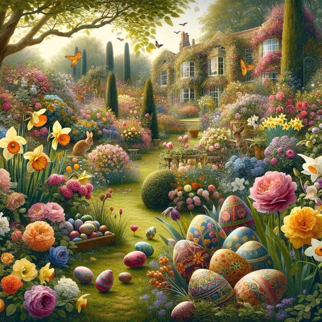 Пасхальная открытка