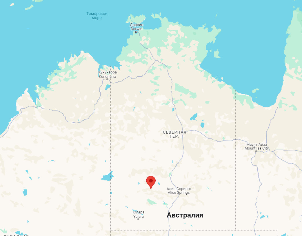 Расположение