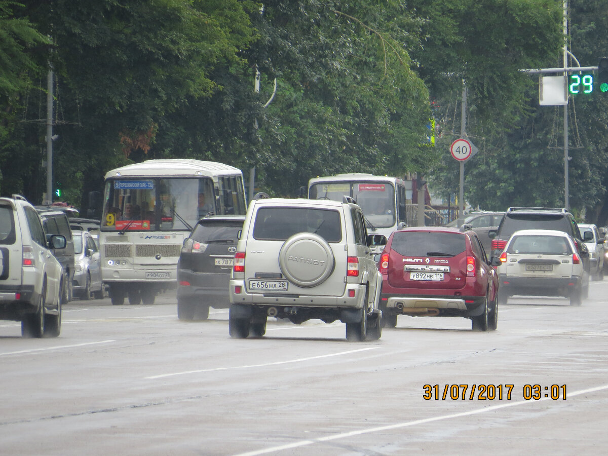 Примерно так мог выглядеть наш УАЗик на улицах Благовещенска