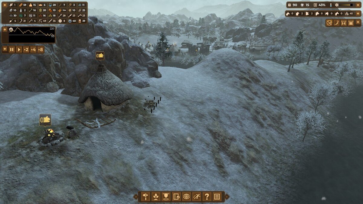 Запилил уютненькую избушку на отшибе