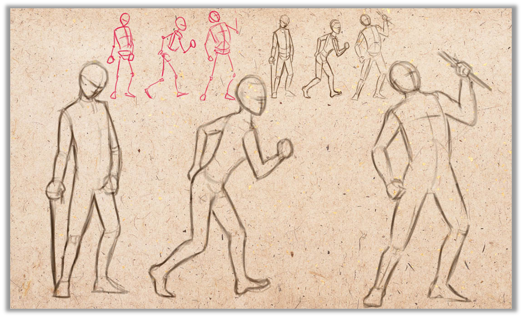 Рис. №2. Первые наброски