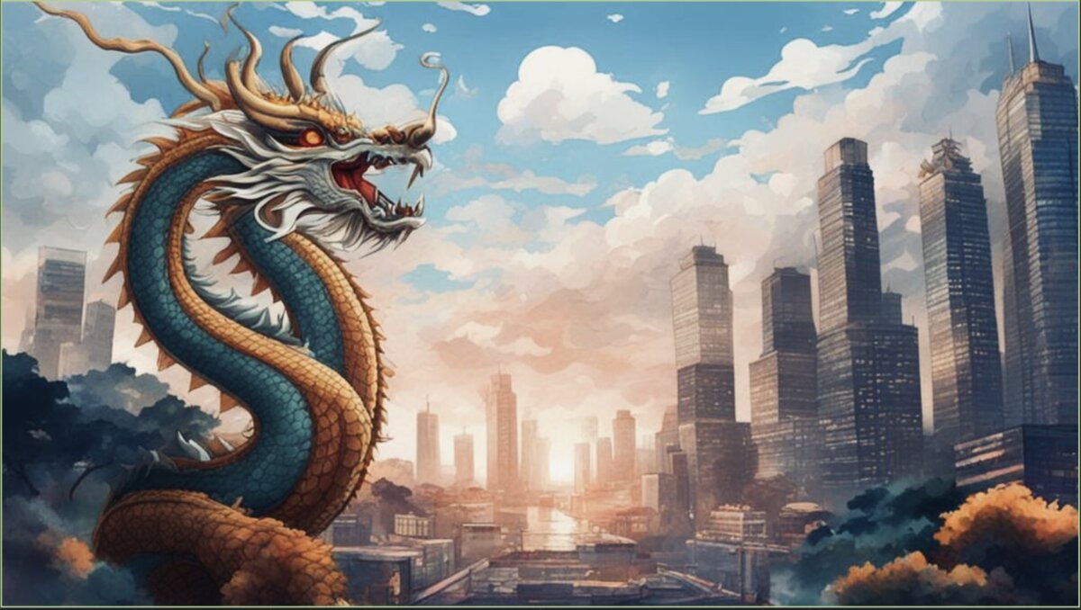 Китайский дракон смотрит на невероятное количество настроенной недвижимости и думает, что с ней делать😁