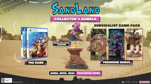 Sand Land - Release Date Trailer _ PS5 & PS4 Games