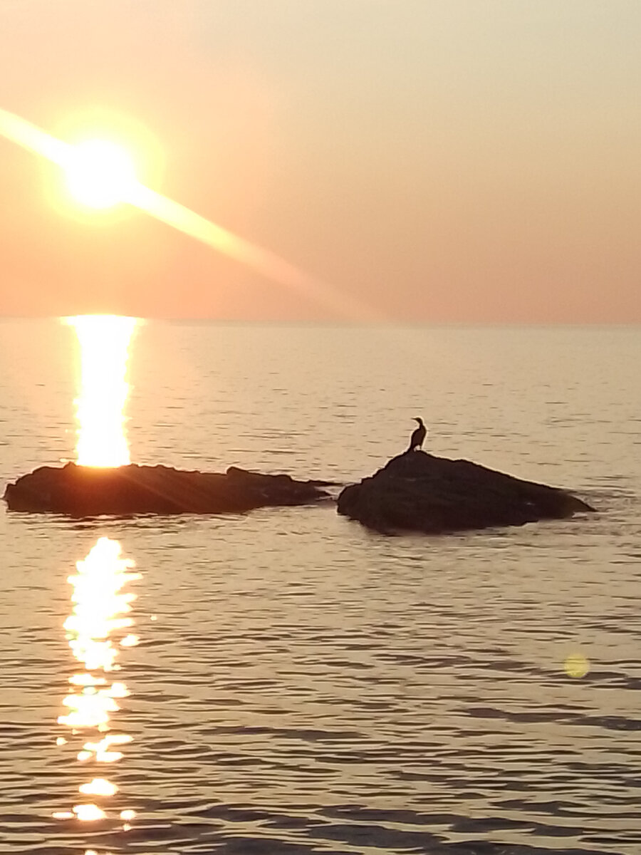 Закаты просто великолепны...