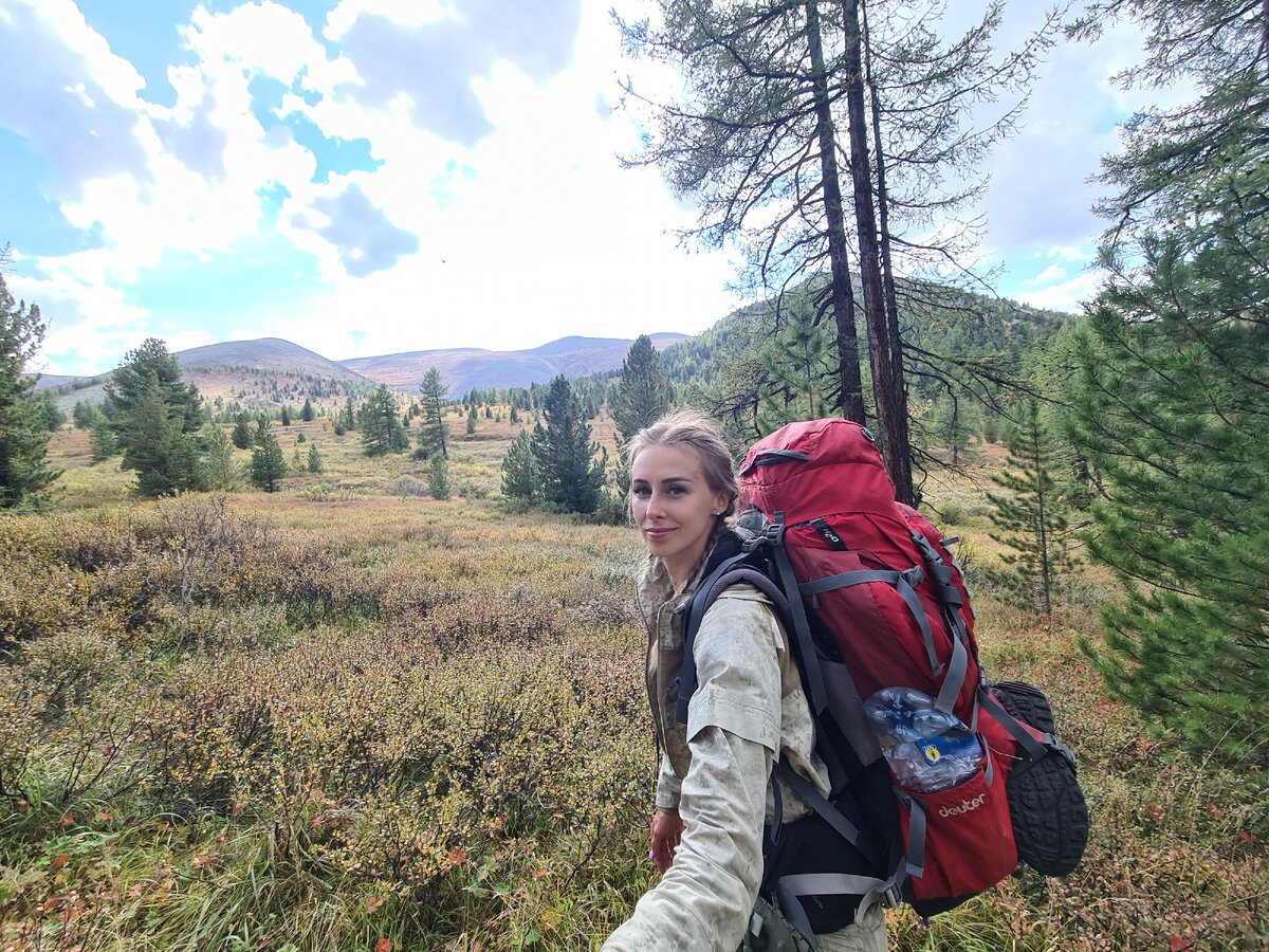 В разных походах, у меня разная экипировка